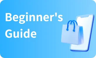 OrientDig entry card reading Beginner's Guide with an illustration of a shopping bag and a phone